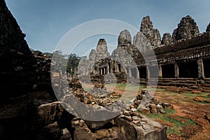 Ta Prohm Khmer ancient Buddhist temple. Angkor Wat Cambodia