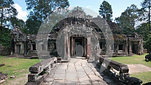 The Ta Prohm Temple in Cambodia