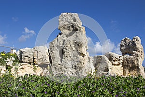 Ta Skorba Temple | face in megalithic estructure photo