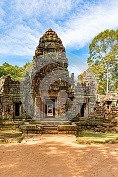 Ta Som a small temple at Angkor, Cambodia,