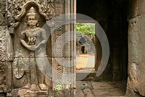 Ta Som temple in ancient Angkor in Cambodia.