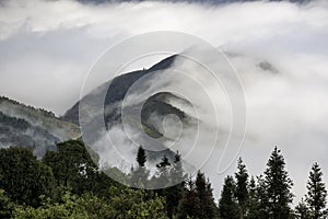 Ta Xua is a famous mountain range in northern Vietnam. photo