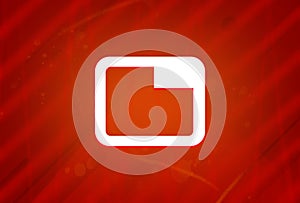 Tab icon isolated on abstract red gradient magnificence background