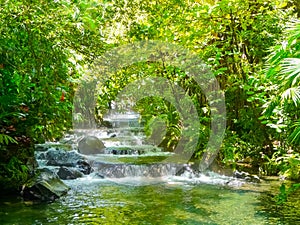 Tabacon Hot Springs River at Arenal Volcano