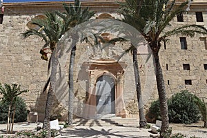 Tabarca, Spain. . An image of the Church of San Pedro y San Pablo on the Island of Tabarca, about 20km. Alicante, Spain.