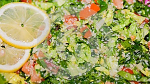 Tabbouleh is a Levantine vegetarian salad