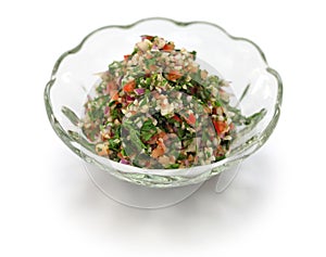 Tabbouleh, tabouli, parsley salad