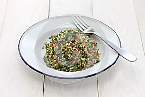 Tabbouleh, tabouli, parsley salad