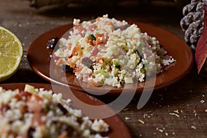 Tabbouleh, a typical levantine arab salad