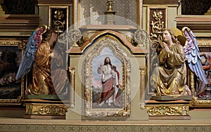 Tabernacle on the main altar in the church of Saint Matthew in Stitar, Croatia