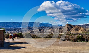 Tabernas desert, Desierto de Tabernas near Almeria, andalusia region, Spain photo