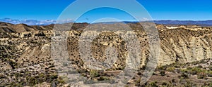 Tabernas desert, Desierto de Tabernas near Almeria, andalusia region, Spain photo