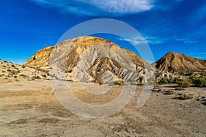 Tabernas desert, Desierto de Tabernas near Almeria, andalusia region, Spain photo