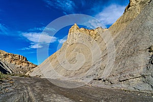 Tabernas desert, Desierto de Tabernas near Almeria, andalusia region, Spain photo