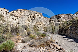 Tabernas desert, in spanish Desierto de Tabernas, Andalusia, Spain photo