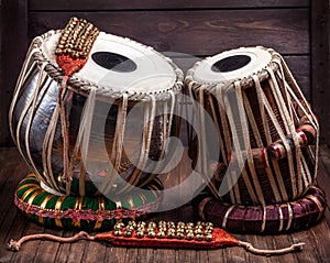 Tabla drums and bells for Dancing