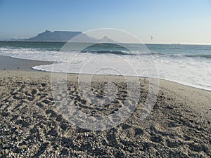Table Bay View of Table Mountain