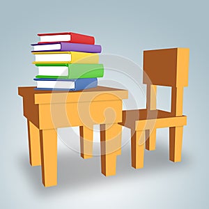 Table With Books