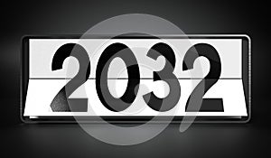 2032 - table calendar