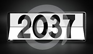 2037 - table calendar