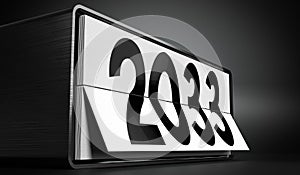 2033 - table calendar