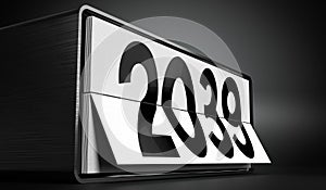 2039 - table calendar