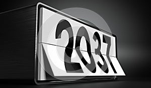 2037 - table calendar