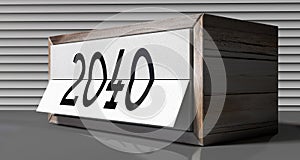 2040 - table calendar