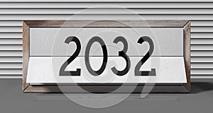 2032 - table calendar
