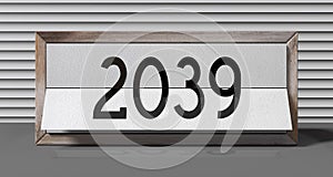 2039 - table calendar