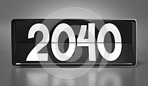 2040 - table calendar