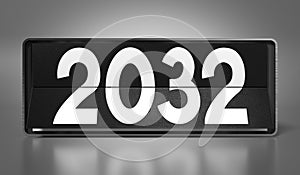 2032 - table calendar