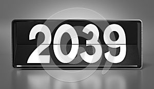 2039 - table calendar