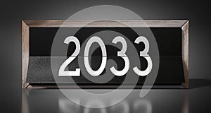 2033 - table calendar