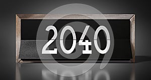 2040 - table calendar