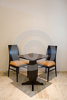 table and chairs