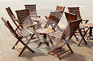 Table and chairs