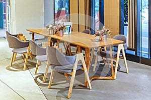 Table  chairs modern living room furniture  restaurant  appliance