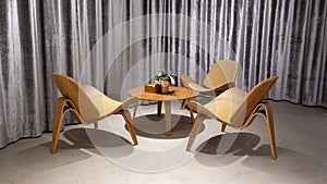 Table  chairs modern living room furniture  restaurant  appliance