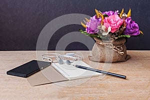 Table of composer, still life tone