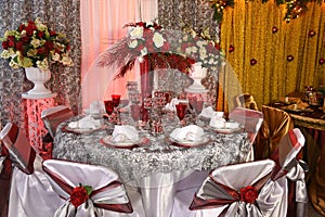 Table Decorated for Special Event