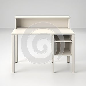 table with drawers modern Scandinavian interior furniture minimalism wood light studio photo
