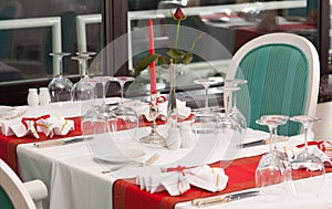 Table with elegant setting
