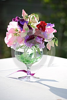 Table flower setting