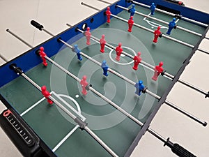 Table football game in the office