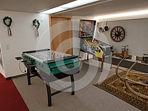 Table football and games room