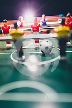 Table football soccer game players kicker