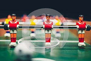 Table football soccer game players kicker photo