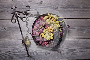 Table grapes. Still life