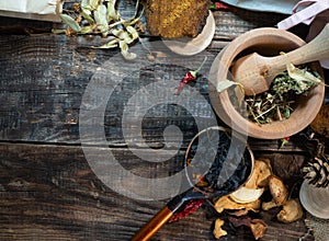 Table of herbalist